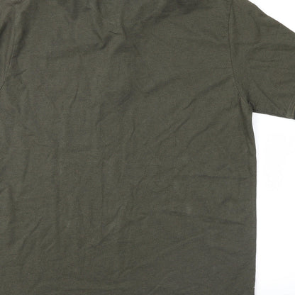 man united Mens Green    T-Shirt Size L  - football, man united