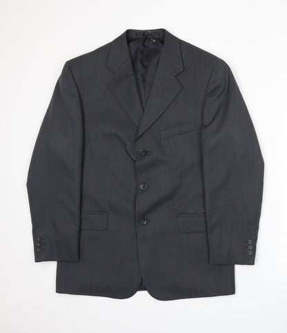 Mens UK Size M Zantos Regular Grey Suit Jacket
