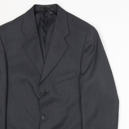 Mens UK Size M Zantos Regular Grey Suit Jacket