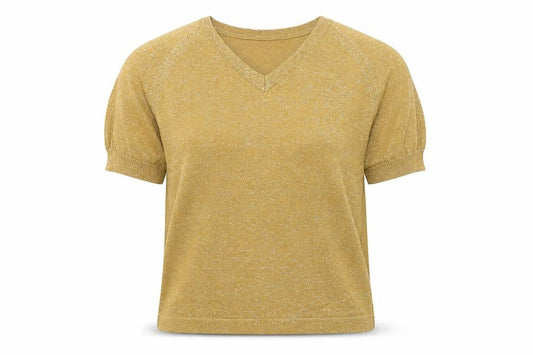 Preworn Womens Yellow  Knit Pullover Jumper Size 8