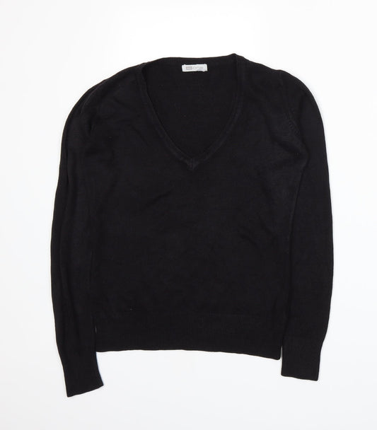 MK One Womens Black  Knit Pullover Jumper Size S