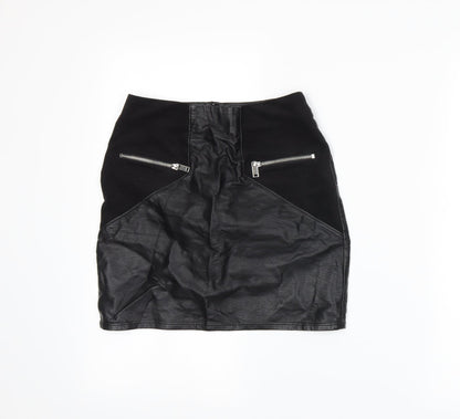 Divided by H&M Womens Black   A-Line Skirt Size 6