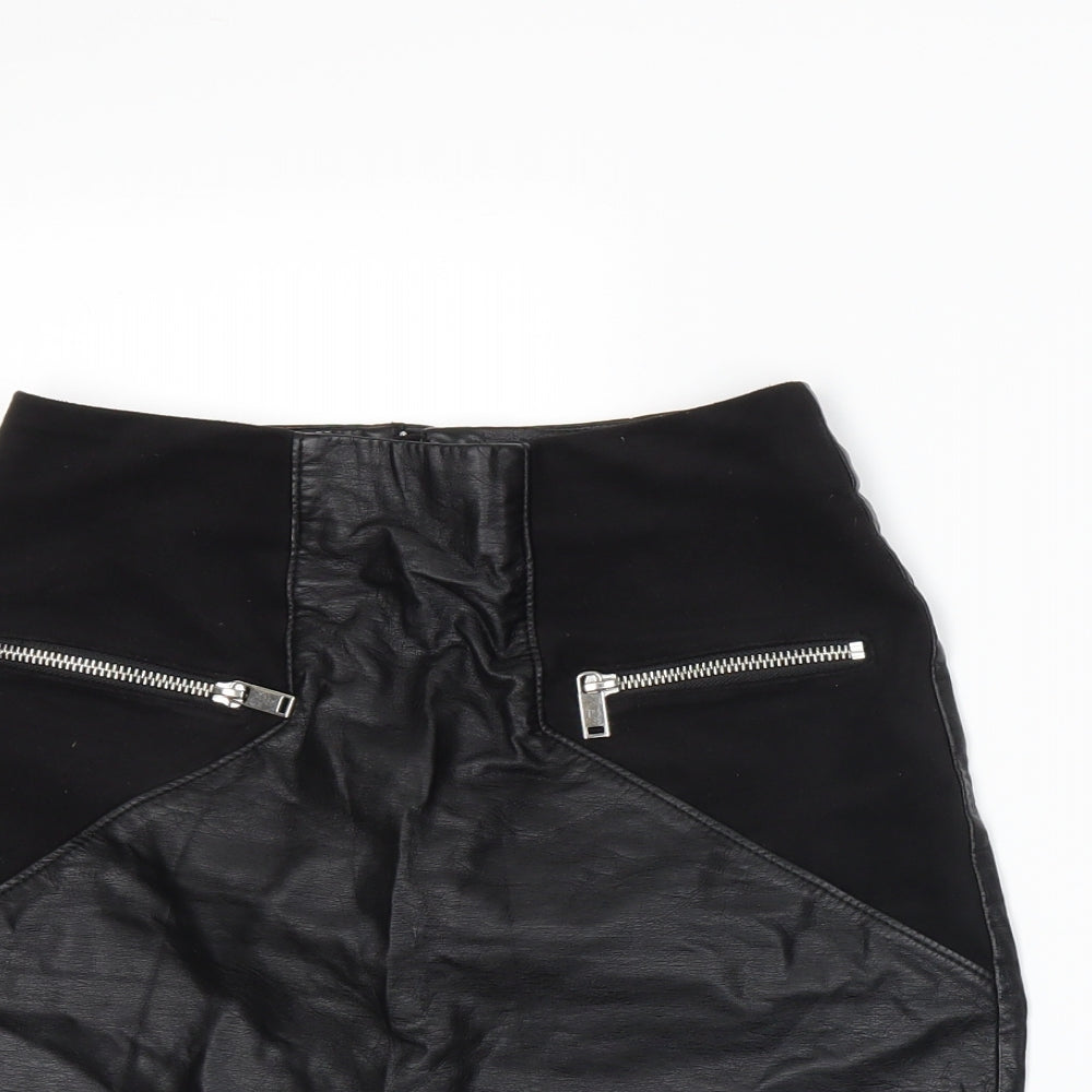 Divided by H&M Womens Black   A-Line Skirt Size 6