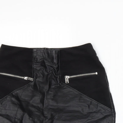 Divided by H&M Womens Black   A-Line Skirt Size 6