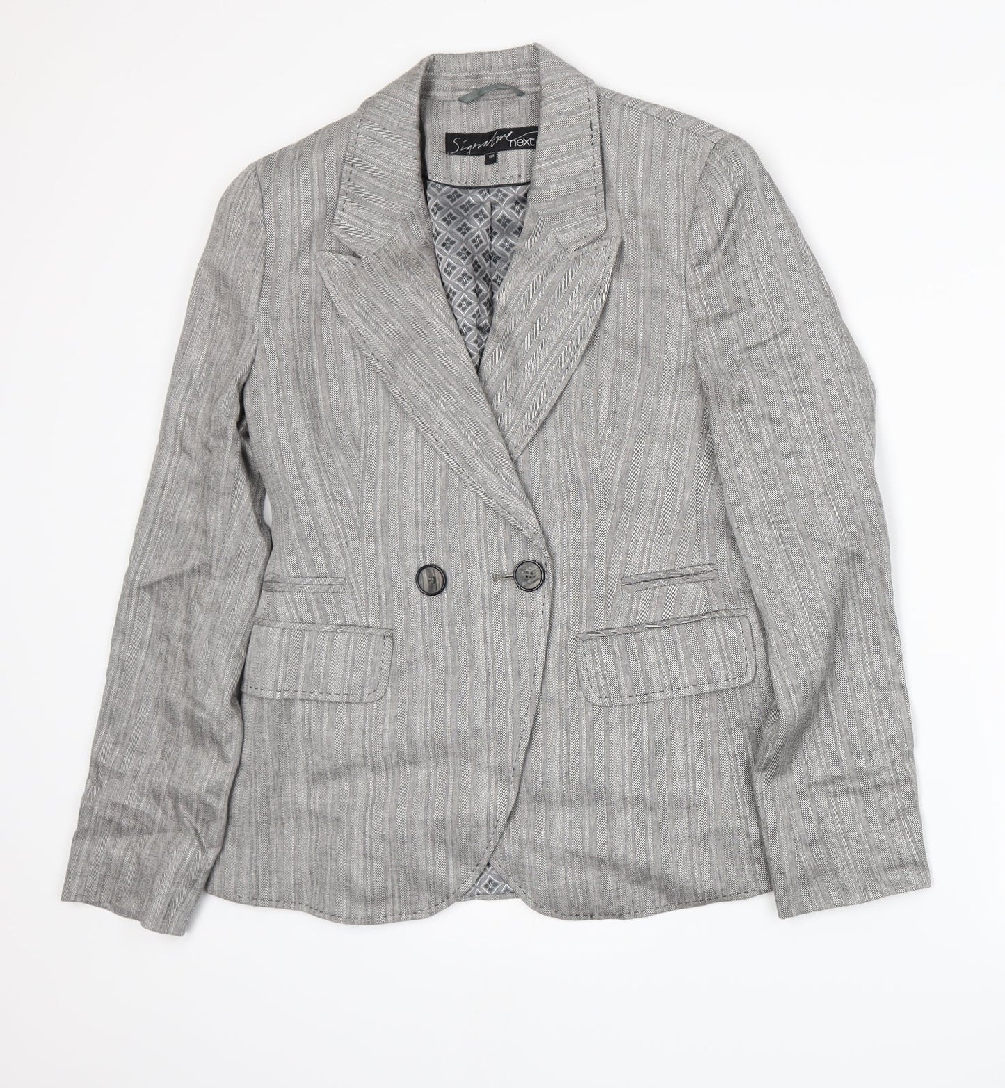 NEXT Womens Grey   Jacket Suit Jacket Size 10