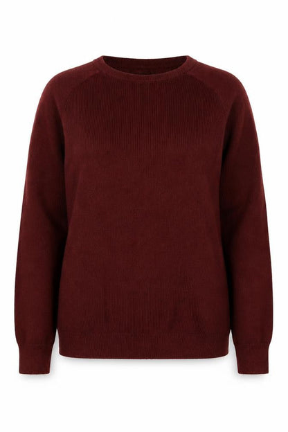Front view of George women’s orange knit jumper, size M