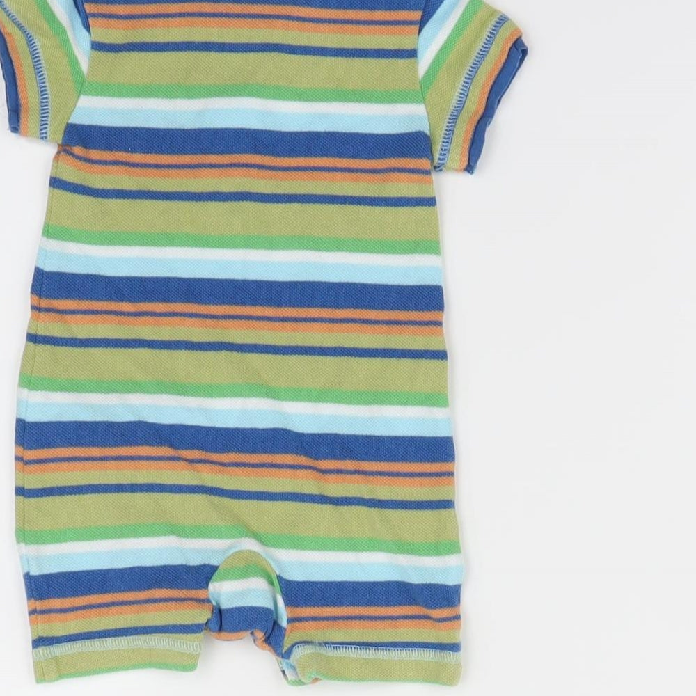 Mini Mode  Multicoloured Striped  Babygrow One-Piece Size 0-3 Months