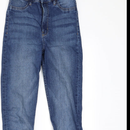 Womens UK Size 8 Divided Regular Fit Skinny Blue Jeans