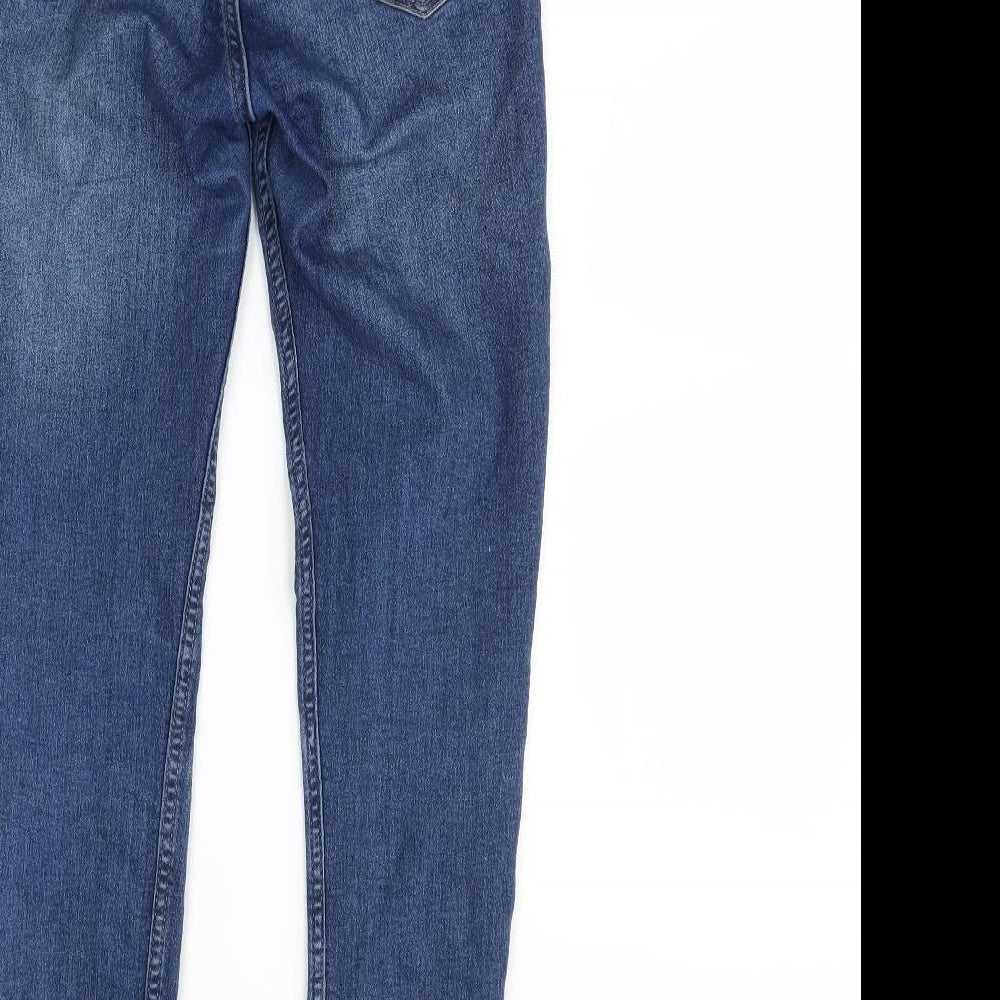 Womens UK Size 8 Divided Regular Fit Skinny Blue Jeans