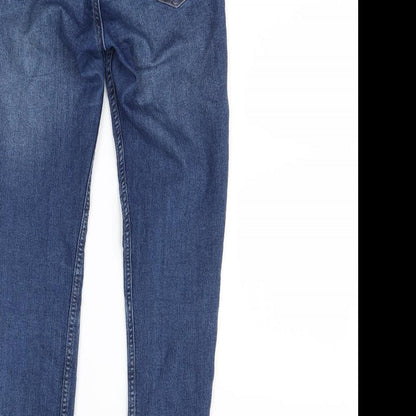 Womens UK Size 8 Divided Regular Fit Skinny Blue Jeans