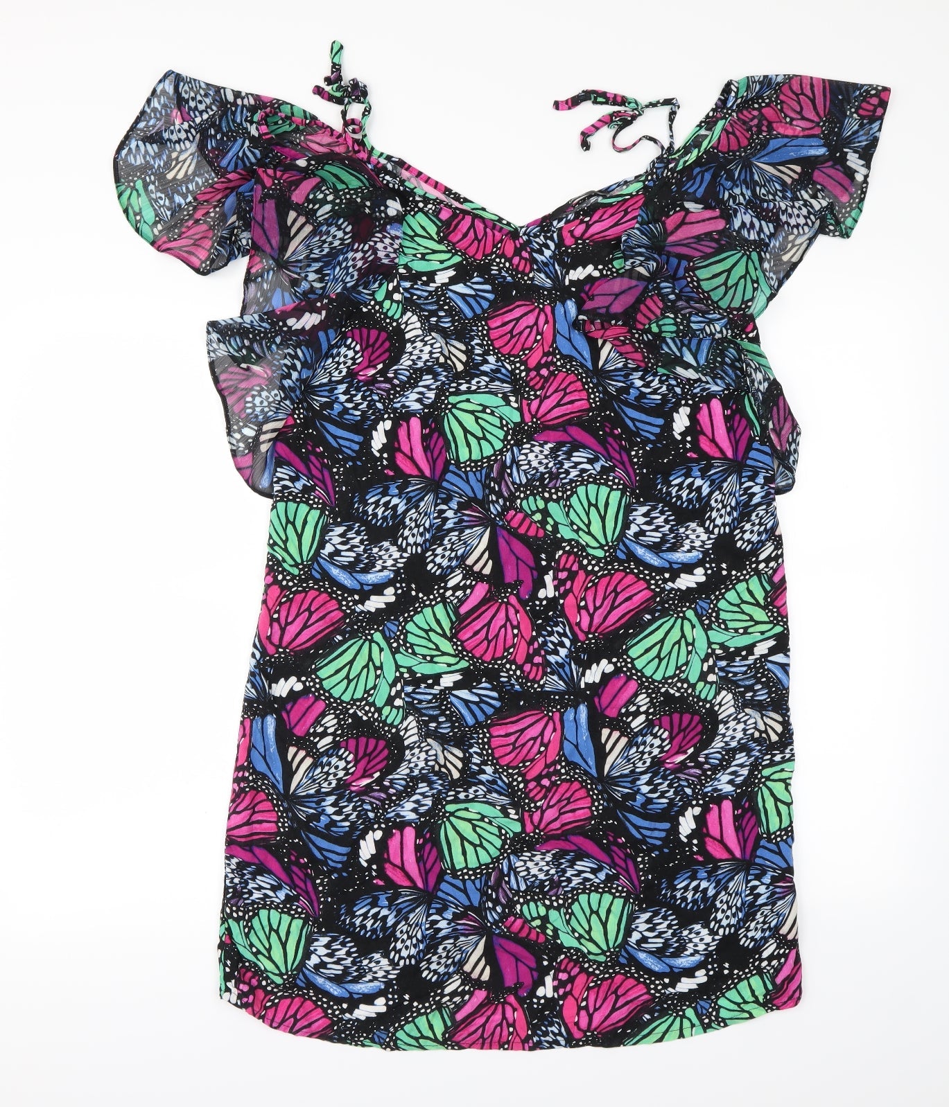 George Womens Multicoloured Animal Print  Fit & Flare  Size 10