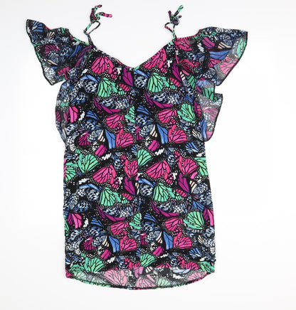 George Womens Multicoloured Animal Print  Fit & Flare  Size 10