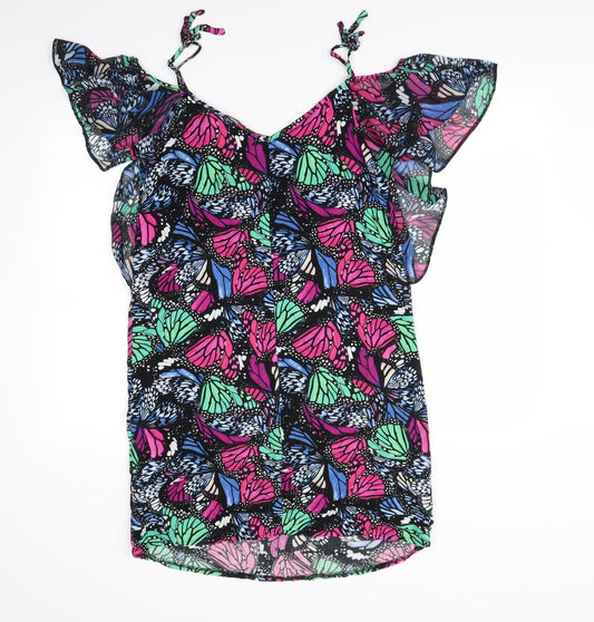 George Womens Multicoloured Animal Print  Fit & Flare  Size 10