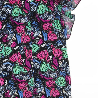 George Womens Multicoloured Animal Print  Fit & Flare  Size 10