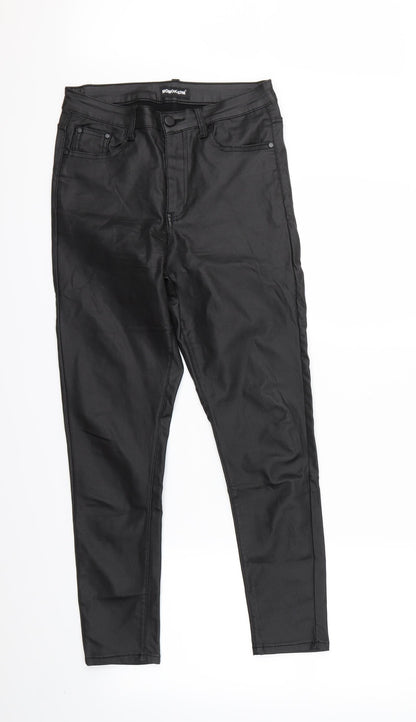 Momokrom Womens Black   Jegging Trousers Size 12 L25 in