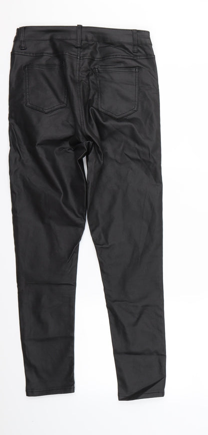 Momokrom Womens Black   Jegging Trousers Size 12 L25 in