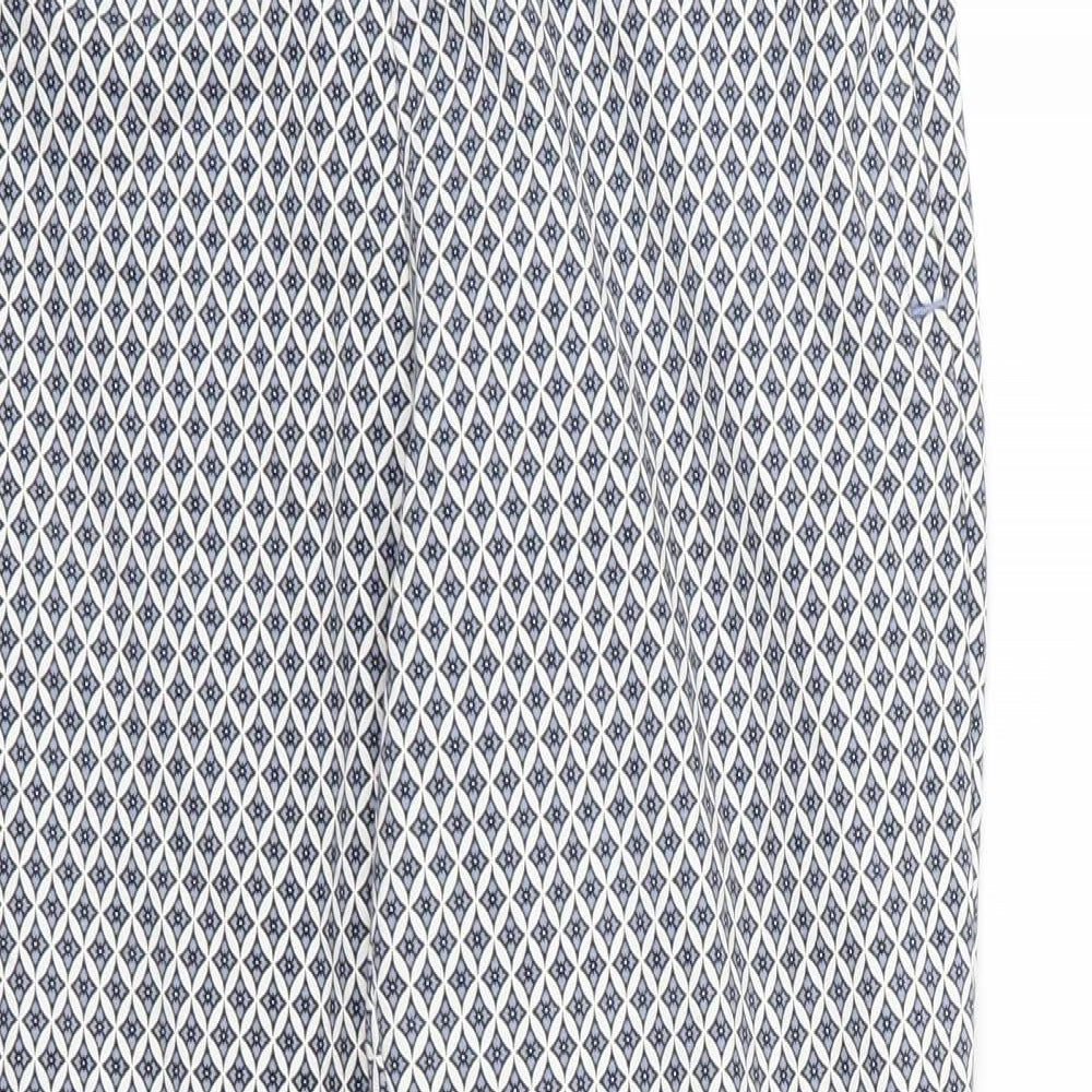Womens UK Size 12 H&M Regular Fit  Blue Trousers