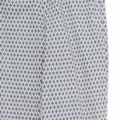 Womens UK Size 12 H&M Regular Fit  Blue Trousers