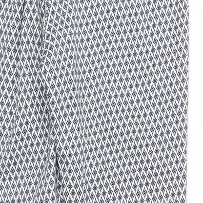 Womens UK Size 12 H&M Regular Fit  Blue Trousers