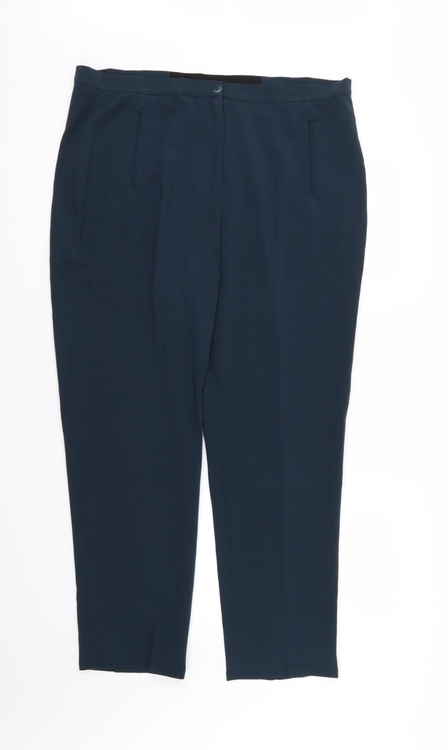 Womens UK Size 38 in Preworn Regular Fit  Blue Trousers