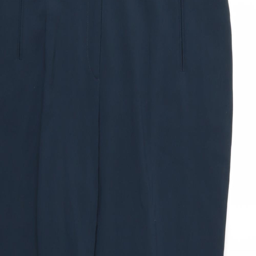 Womens UK Size 38 in Preworn Regular Fit  Blue Trousers