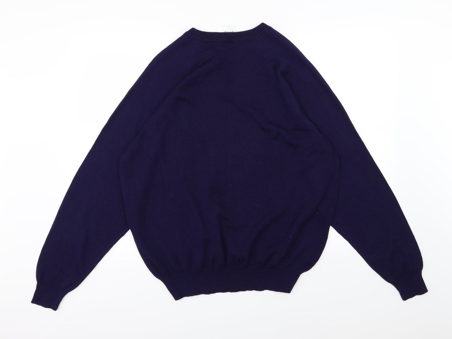 Classics Mens Blue  Knit Pullover Jumper Size XL