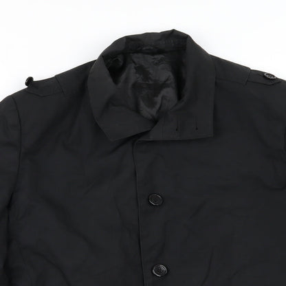 Remus Uomo Womens Black   Overcoat Coat Size XL