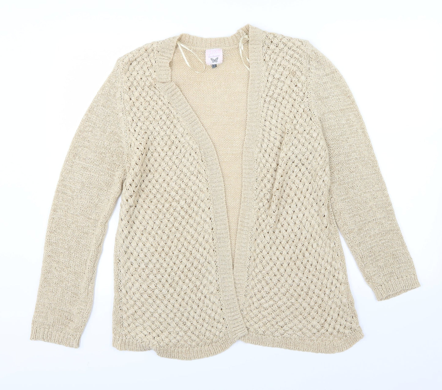 LUXE  Womens Blue  Knit Cardigan Jumper Size L