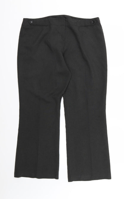 Womens UK Size 18 Dorothy Perkins Regular Fit  Green Trousers