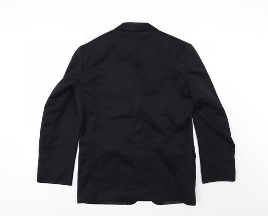 Mens UK Size 38 Preworn Regular Black Suit Jacket