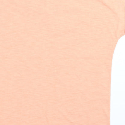 Womens UK Size M Paramour Orange Basic T-Shirt