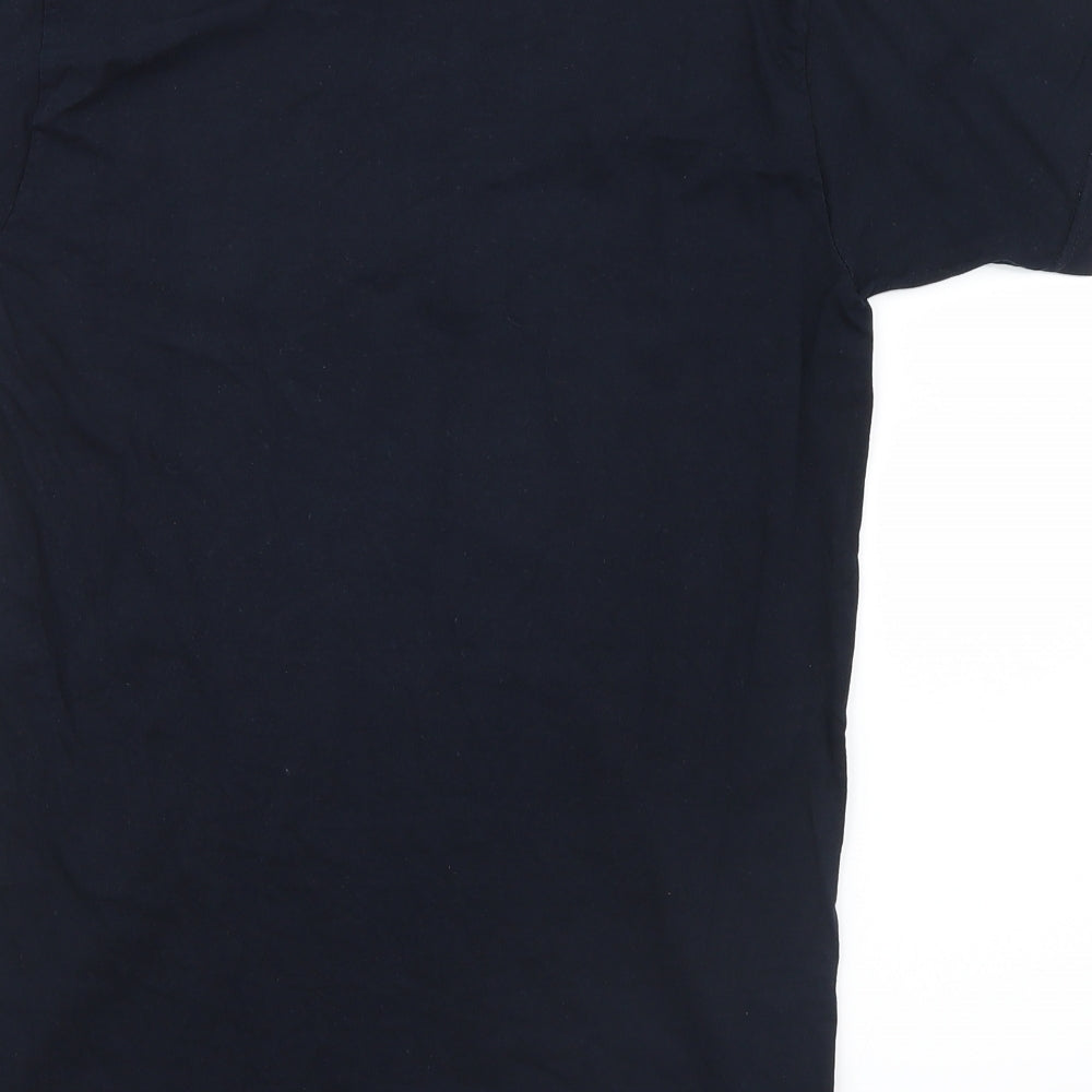 Safon  Mens Blue    T-Shirt Size S