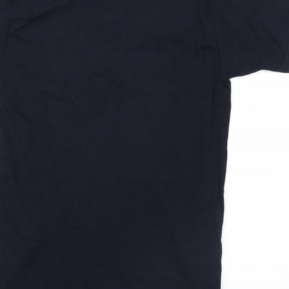 Safon  Mens Blue    T-Shirt Size S