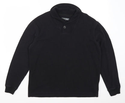 Marks and Spencer Mens Black   Pullover Jumper Size M