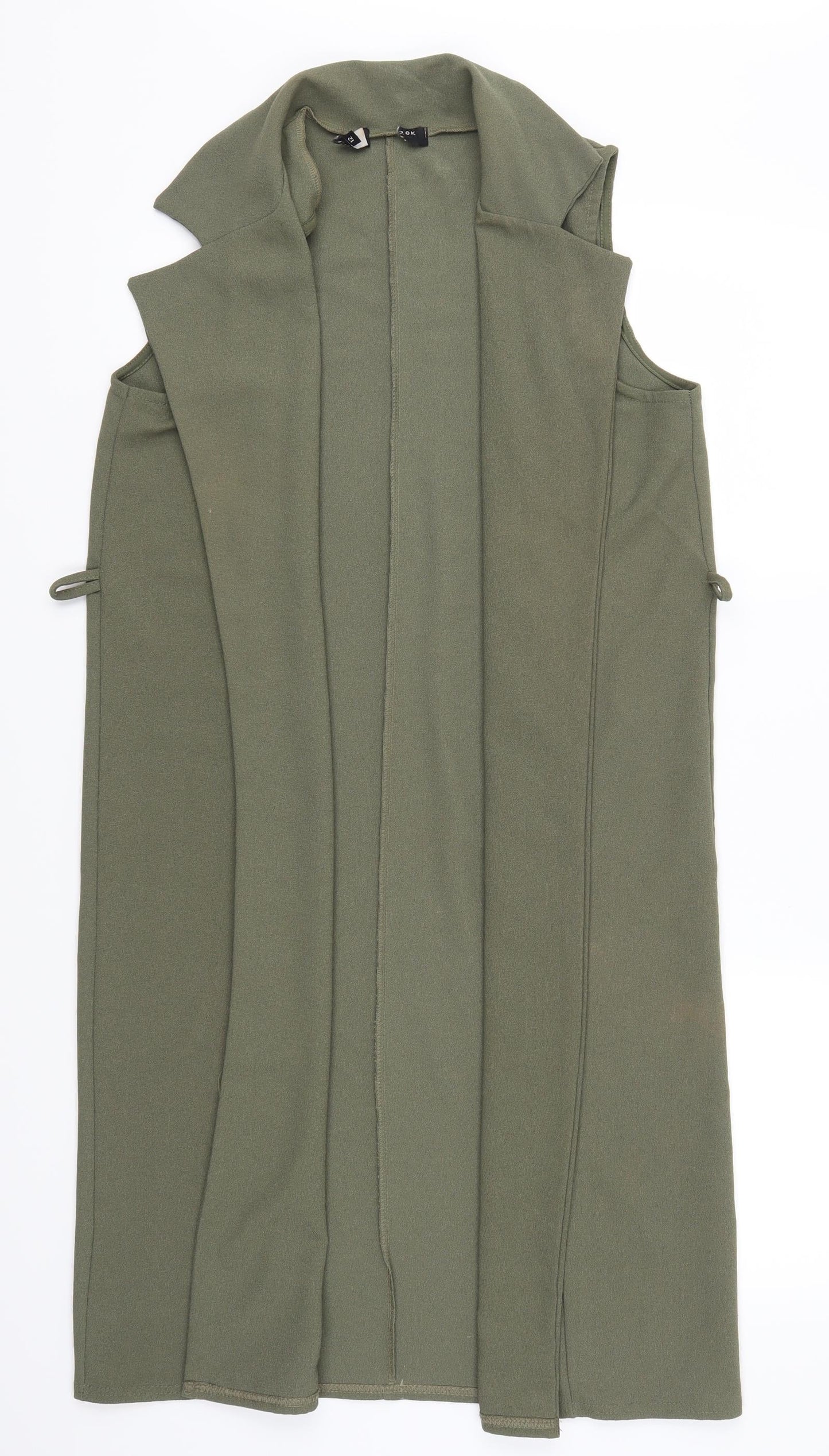Womens UK Size 12 New Look Green Gilet