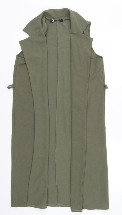 Womens UK Size 12 New Look Green Gilet