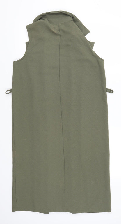 Womens UK Size 12 New Look Green Gilet