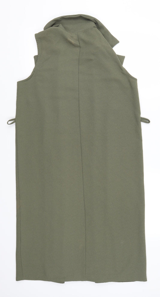 Womens UK Size 12 New Look Green Gilet