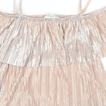 Miss Selfridge Womens Pink   Basic Tank Size 10
