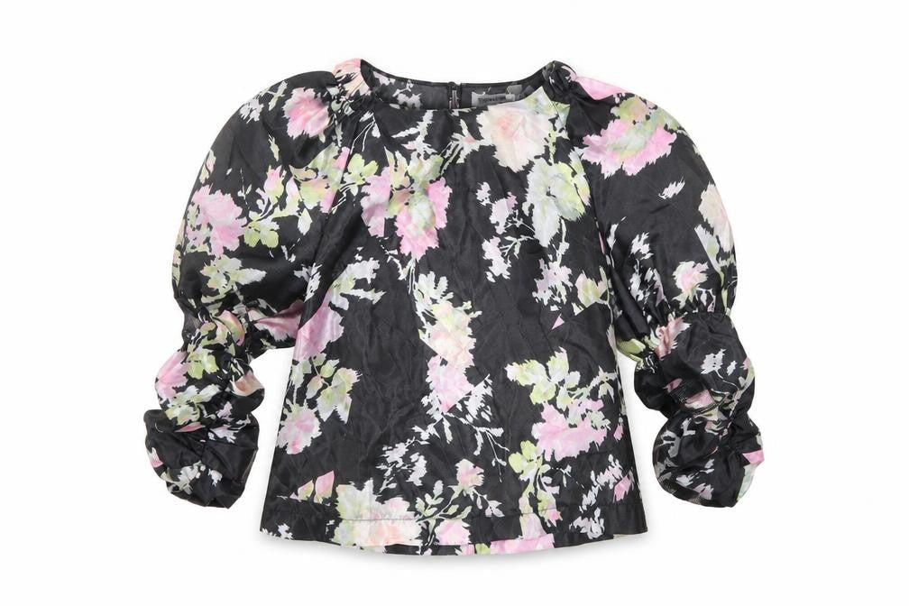 Womens UK Size 12 Topshop Black Basic Blouse
