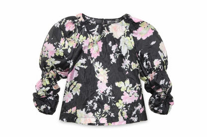 Womens UK Size 12 Topshop Black Basic Blouse
