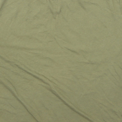 Womens UK Size M Amisu Green Basic T-Shirt