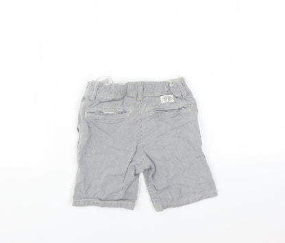 H&M Boys Blue Striped  Bermuda Shorts Size 3-4 Years