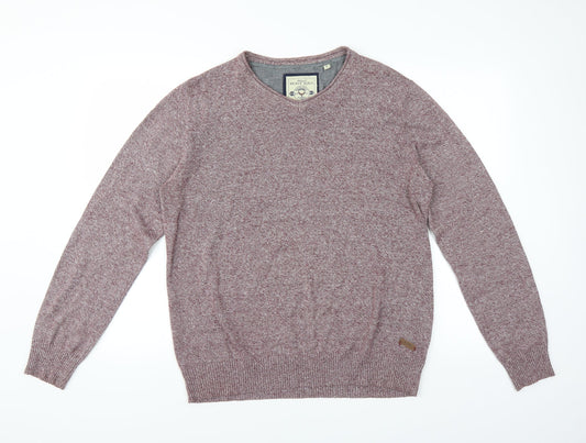 Brave Soul Mens Purple   Pullover Jumper Size L