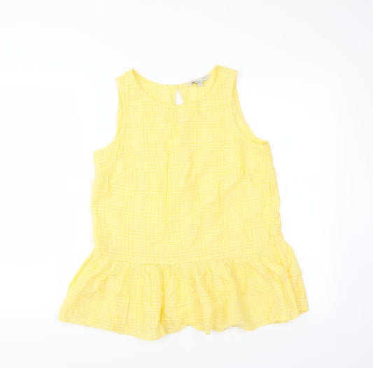 F&F Womens Yellow   Basic Blouse Size 10