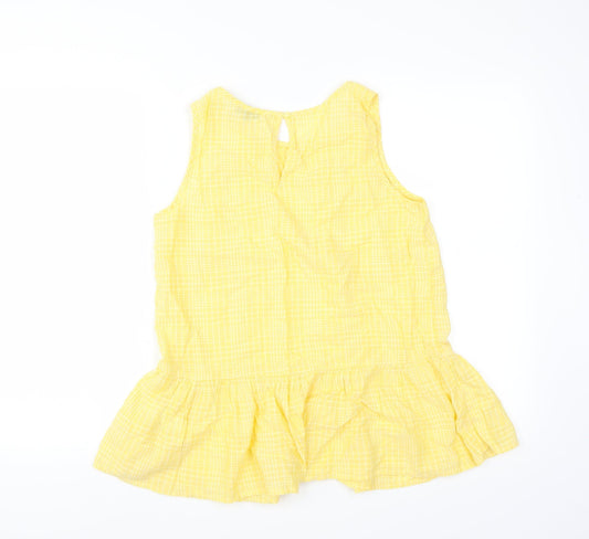 F&F Womens Yellow   Basic Blouse Size 10