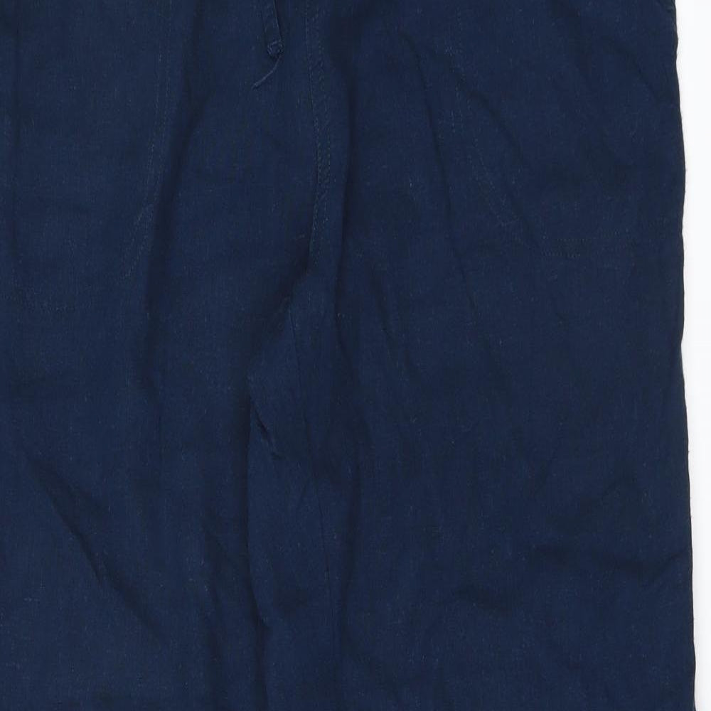 Tom Franks Womens Blue   Trousers  Size 14 L31 in