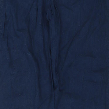 Tom Franks Womens Blue   Trousers  Size 14 L31 in