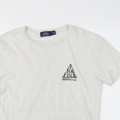 Topman Mens White    T-Shirt Size XS