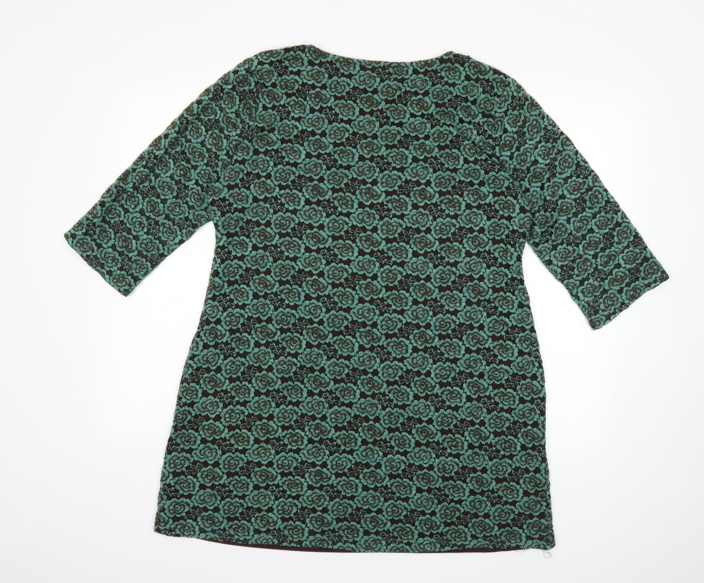 Ameni Womens Green   Jumper Dress  Size L